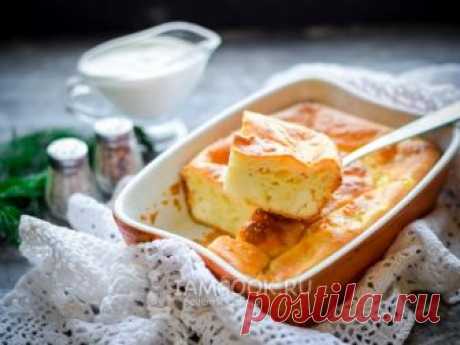 Пирог из кабачков с сыром.