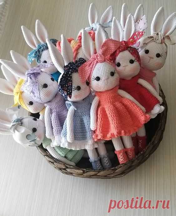 Amigurimi tavşan bebek