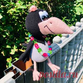 Ворона Алёна амигуруми. Схемы и описания для вязания игрушек крючком! Бесплатный мастер-класс от Светланы Воронковой по вязанию вороны по имени Алёна. Высота вязаной игрушки примерно 26 см. Для изготовления такой вороны…