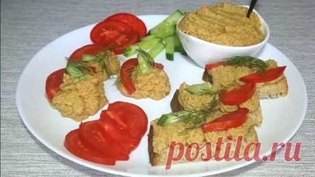 Куриный паштет из печени и куриной грудки