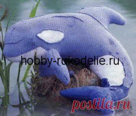 Хобби (рукоделие своими руками): вышивка, вязание » Архив блога » ИГРУШКА ДЕЛЬФИН – вязание спицами