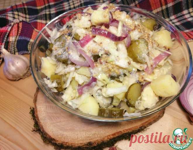 Салат с картофелем и капустой – кулинарный рецепт