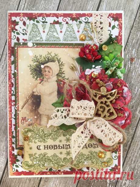 Купить Открытка с Новым Годом! в интернет магазине на Ярмарке Мастеров Купить или заказать Открытка с Новым Годом! в интернет магазине на Ярмарке Мастеров. С доставкой по России и СНГ. Материалы: скрап бумага, бумага для пастели,&hellip;. Размер: 10*15