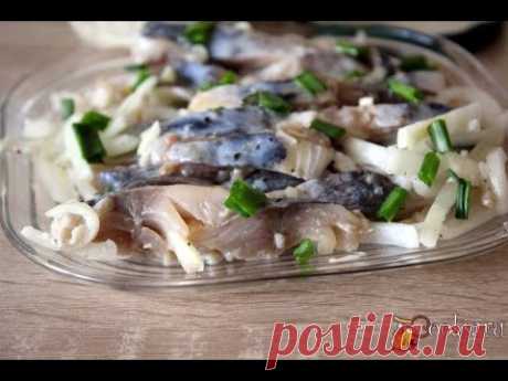 Быстро маринованная скумбрия