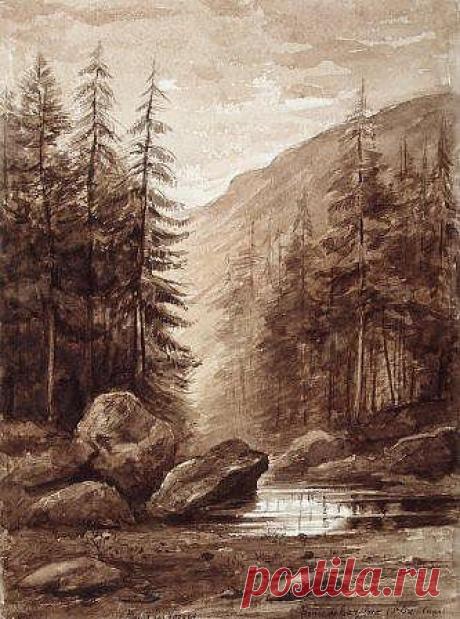 Безелер Леони де -Горный пейзаж в Вогезах