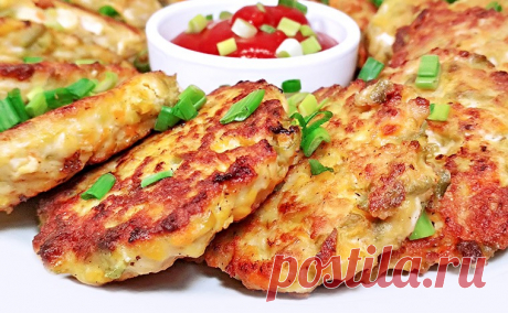 Котлеты из куриного фарша с овощами | Рецепты на SuperKuhen.ru