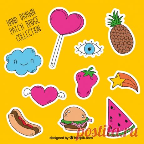 Красочные рисованной патчи Более миллиона свободных векторов, PSD, фотографии и бесплатные иконки. Эксклюзивные халявы и все графические ресурсы, которые необходимые для ваших проектов