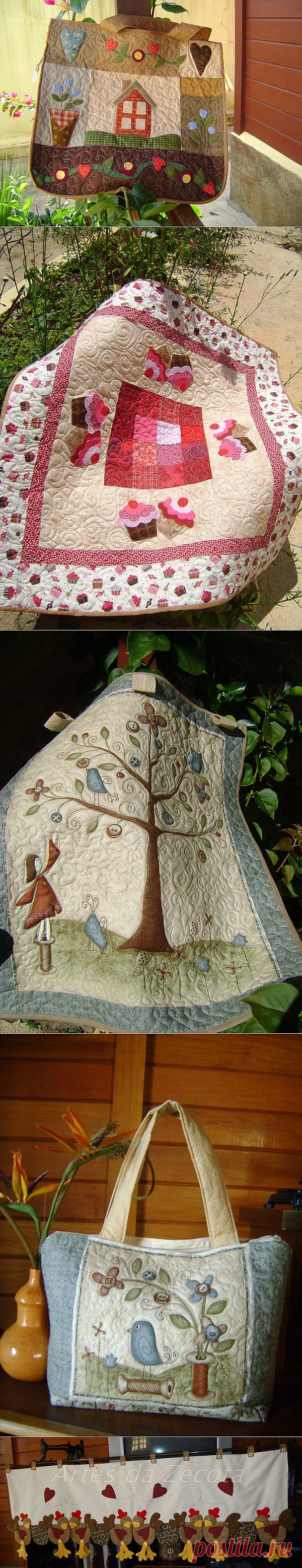 Пэчворк
Artes da Zecota Patchwork - Jaqueline Uriazeniki (Бразилия)