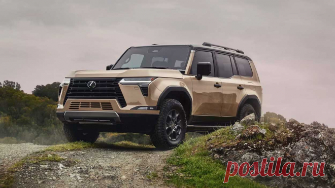 Внедорожник Lexus GX 2024: фото, салон, внешний вид