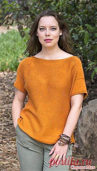 Cesaria Top by Irina Anikeeva. Спицы. - ВЯЗАНАЯ МОДА+ ДЛЯ НЕМОДЕЛЬНЫХ ДАМ - Страна Мам