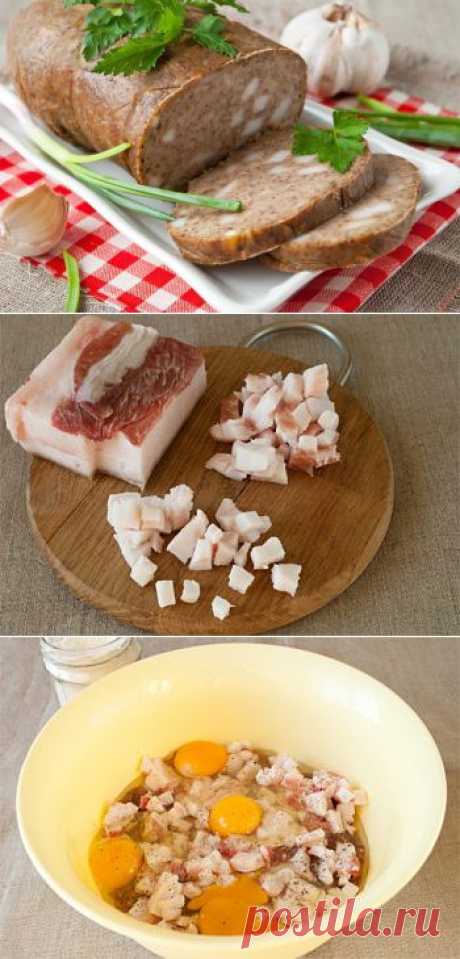 Домашняя печеночная колбаса | Четыре вкуса