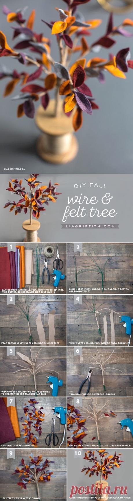 Фетровое деревце