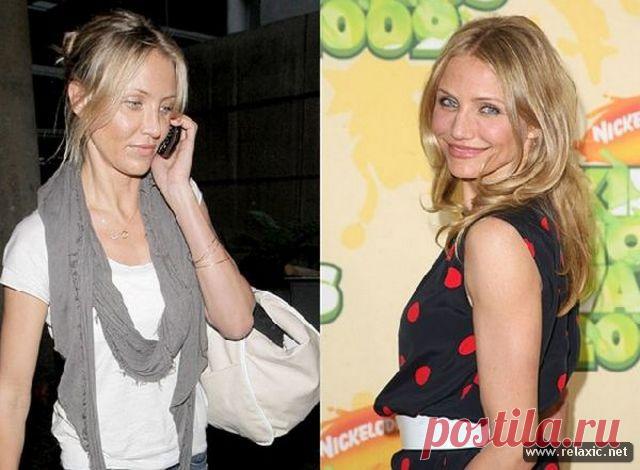 Кэмерон Диаз без макияжа