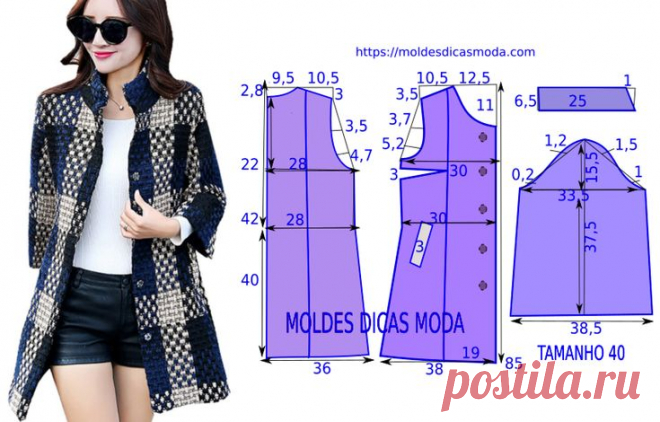 Casaco Sobretudo Com Capuz A62