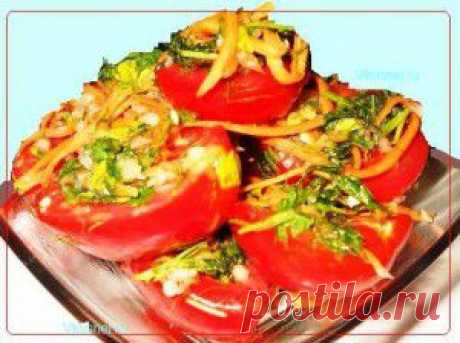 Помидоры по-корейски | Рецепты вкусно