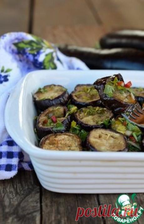 Карамельные баклажаны - кулинарный рецепт