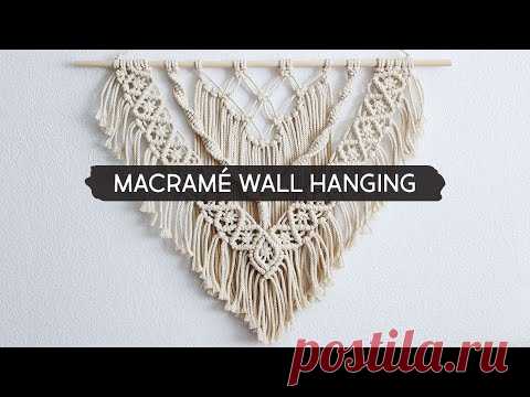 DIY Layered Macramé Wall Hanging