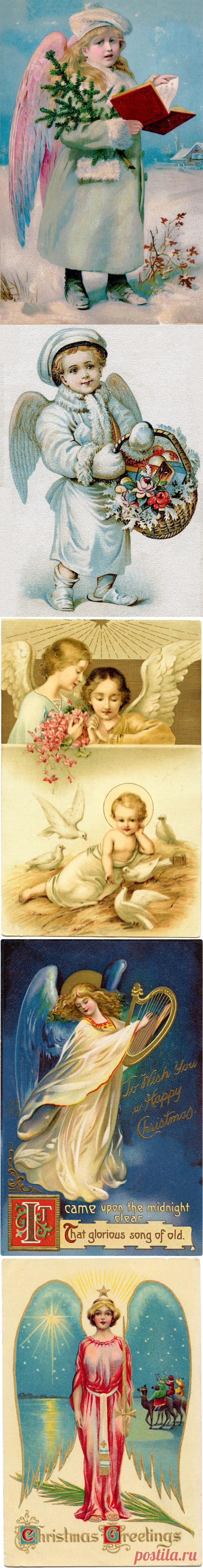 14 Лучших Рождественских Изображений Ангелов! - Графика Сказочная
