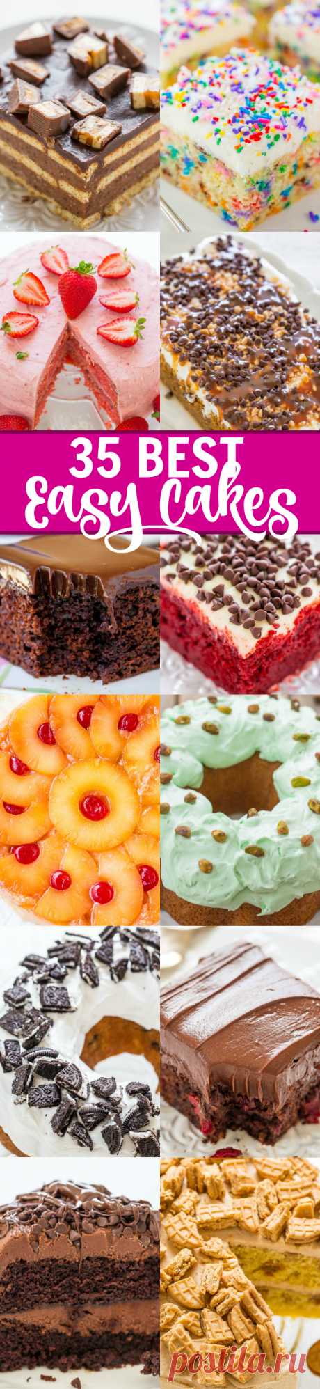 35 Best Easy Cakes