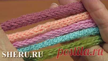 Простой шнур спицами Урок 93 Knitted Cord 
Вязаный шнур на спицах Вы научитесь выполнять на этом уроке. Шнур вяжется очень просто и его выполнение доступно даже начинающей вязальщице. Получается шнур объемный и красивый. Вы его можете использовать, как пояс, как ручку для сумки, так и для создания полотен в технике ирландского или гипюрного кружева. Приятного Вам просмотра!