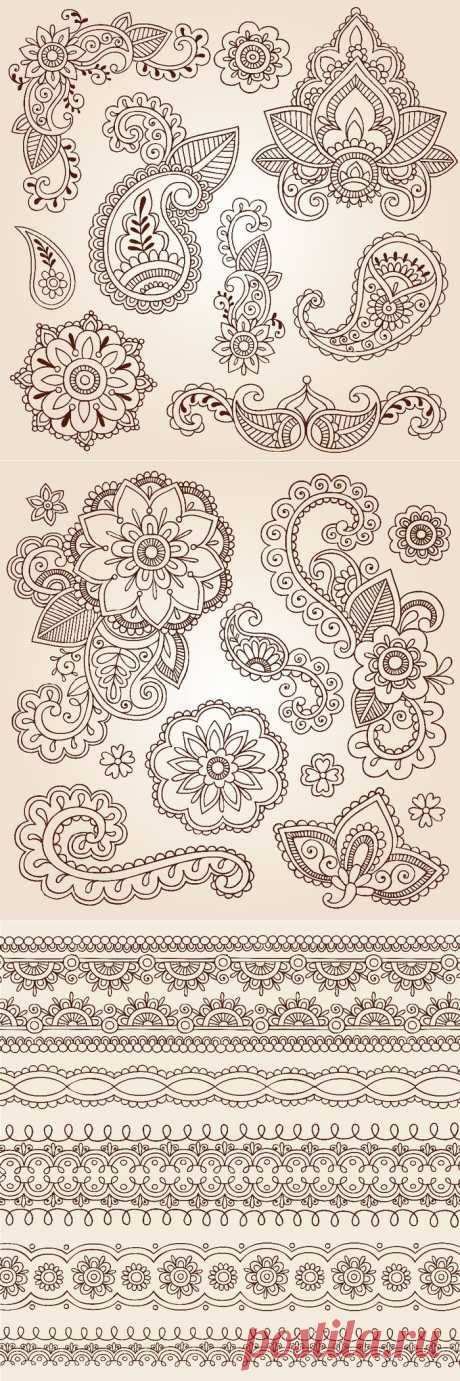 Paisley - шаблоны для росписи | Варварушка-Рукодельница