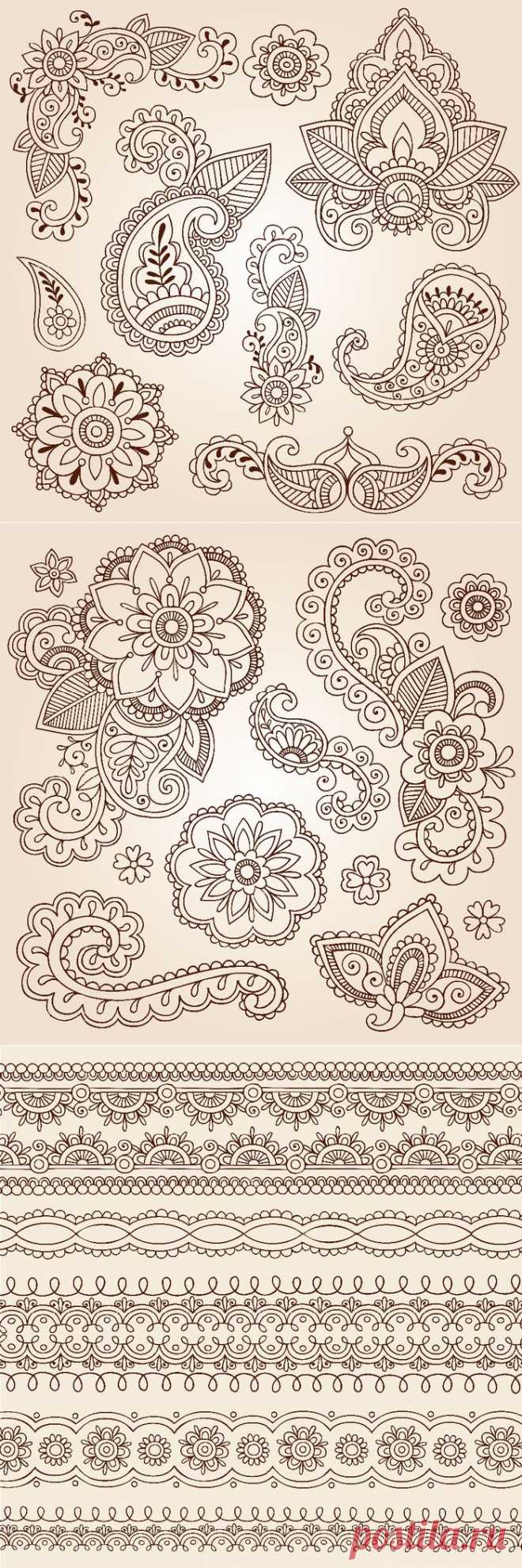 Paisley - шаблоны для росписи | Варварушка-Рукодельница