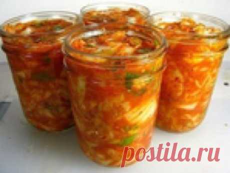 Вкуснейший салат с кабачками, перцем и помидорами