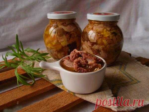Домашняя тушенка из свинины рецепт с фото