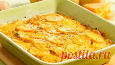Картофельная запеканка в яйце - Кулинарные рецепты 