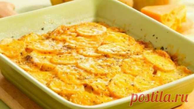 Картофельная запеканка в яйце - Кулинарные рецепты 