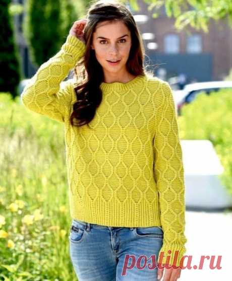 Пуловер узором ромбы Размеры: XS/S/M/L/XLДанные для отдельных размеров от маленьких до наибольшего размера приведены подряд, и разделены косой чертой.Если указано только одно значение, оно применяется ко всем размерам.Вам потребуется:550/600/650/750/850 г пряжи типа Schachenmayr Merino Extrafine Silky Soft...
