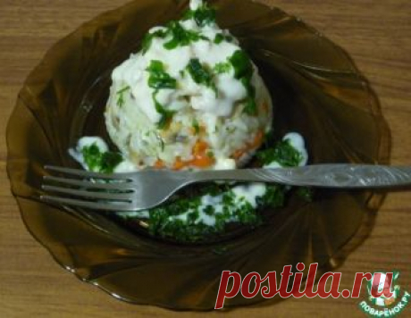 Ризотто с грибами и курицей в сметанном соусе – кулинарный рецепт