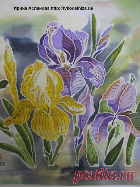 Как начать рисовать батик-картины. Мастер-класс — вдохновение рукодельницы