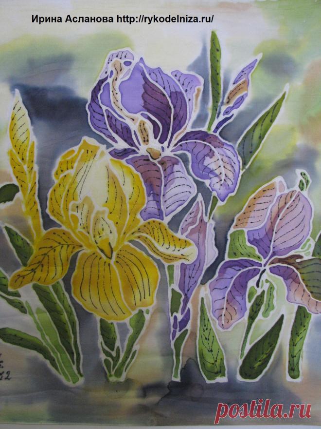 Как начать рисовать батик-картины. Мастер-класс — вдохновение рукодельницы