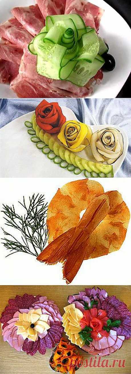 ПРАЗДНИЧНОЕ УКРАШЕНИЕ БЛЮД