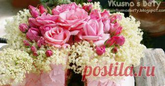 Торта с рози, цветове бъз и ягоди.Блатове от спанак, цвекло и лимон и три различни пълнежа.