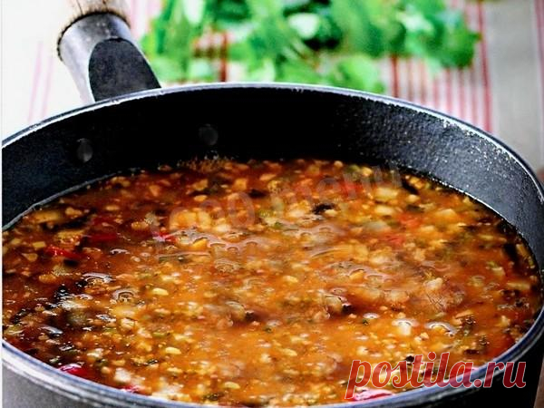 Постный суп харчо рецепт с фото - 1000.menu