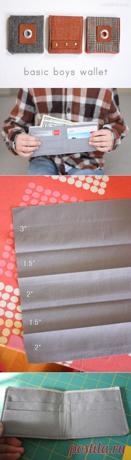 Шьем кошелек своими руками для мальчика - Ручная работа и креатив - интернет-журнал | Поделки своими руками