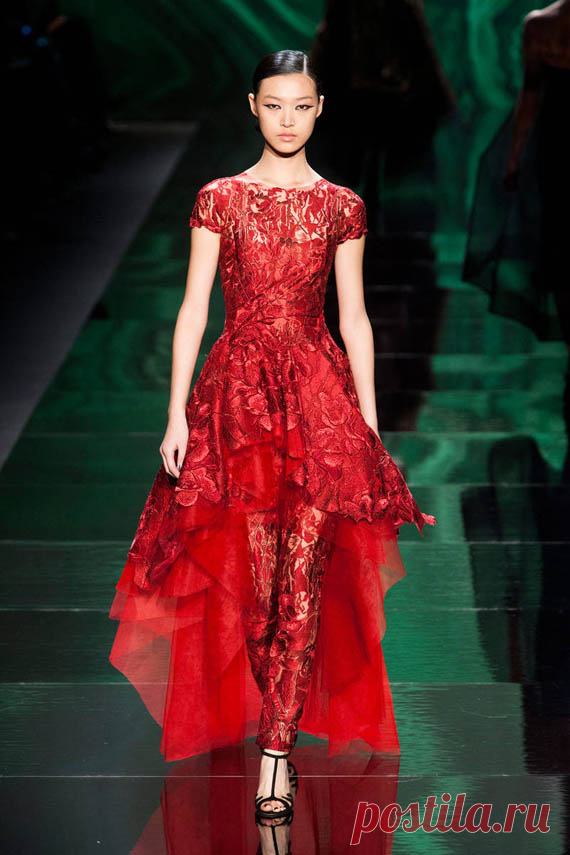 Модели коллекции Monique Lhuillier — Модно / Nemodno