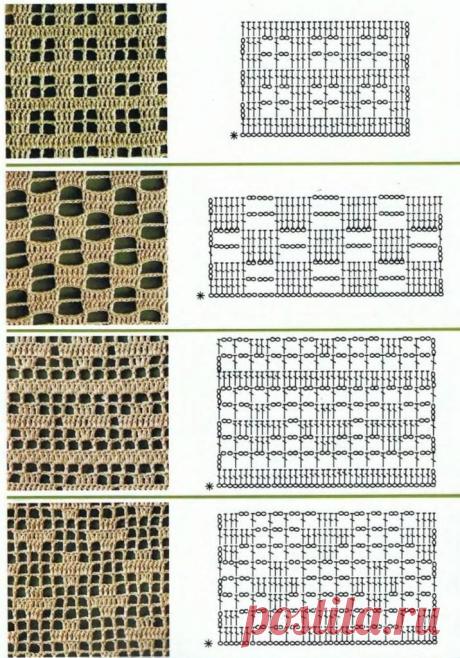 Filet crochet patterns for crochet curtains •✿• Teresa Restegui https://www.pinterest.com/teretegui/ •✿•
