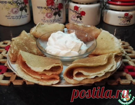 Манно-овсяные блины – кулинарный рецепт