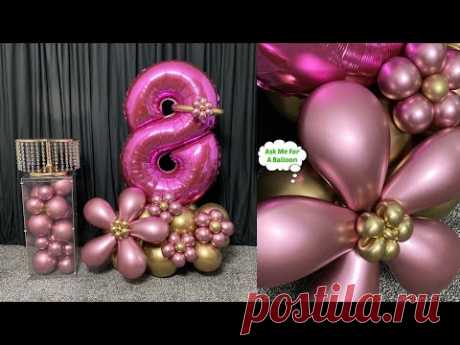 8th Birthday Balloon Bouquet