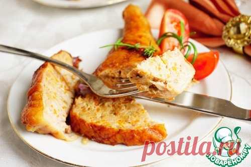 Фаршированные куриные окорочка