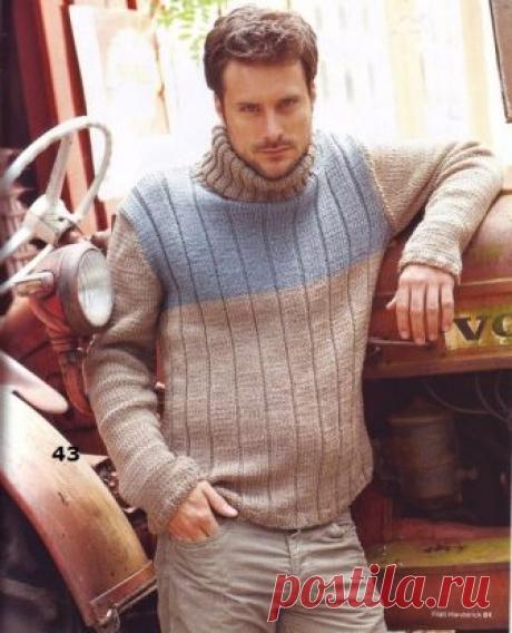 Пуловер. Спицы.