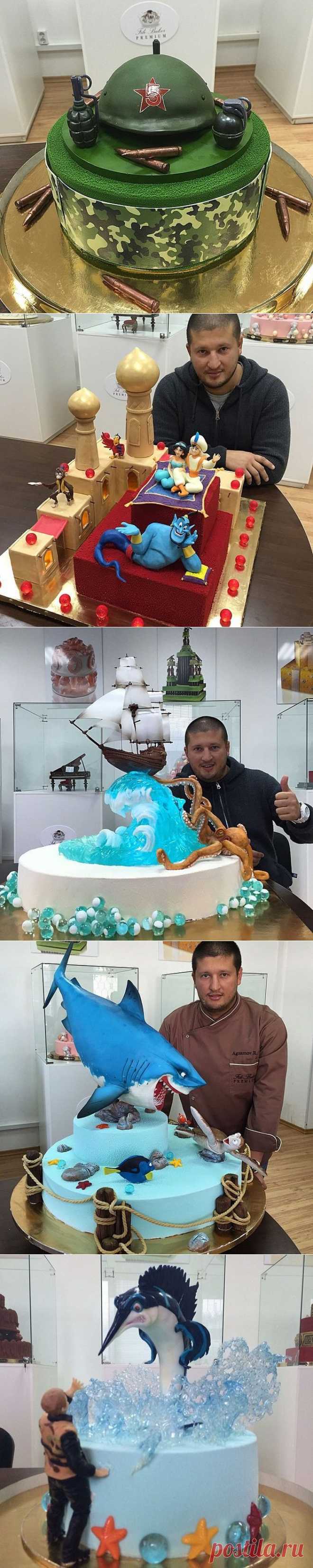 Умопомрачительные торты Рената Агзамова