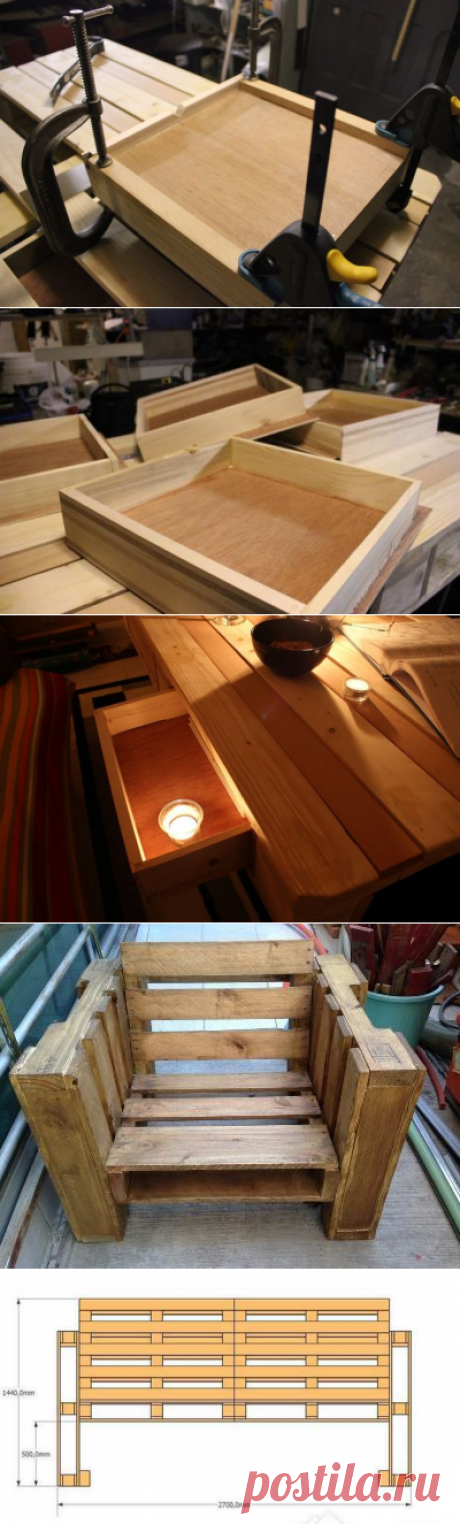 столик из поддонов с выдвижными ящиками столик из поддонов с выдвижными ящиками столик из поддонов с выдвижными ящиками кресло из поддонов схема скамейки из поддонов
