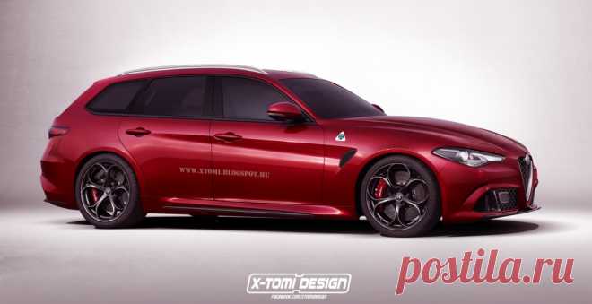 Компания Alfa Romeo выпустит универсал Giulia Sportwagon - UINCAR