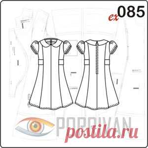 Выкройки детских платьев - Porrivan