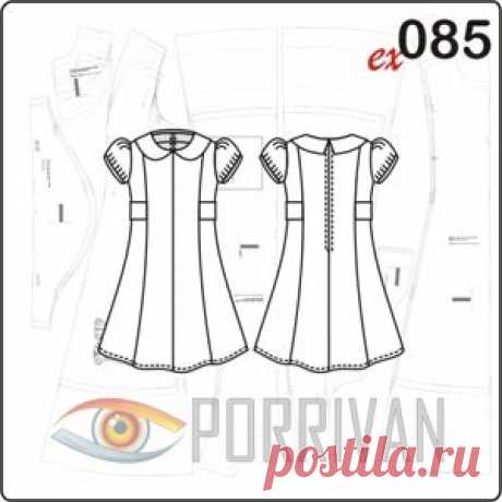 Выкройки детских платьев - Porrivan