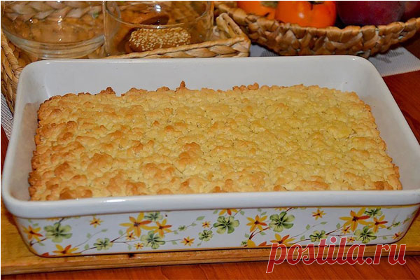 Сладкий пирог с крошкой (тертый пирог) - Кулинарная страница

Пироги на столе — это признак достатка. Более того, это показатель отличной хозяюшки и уютного дома. Пироги любят все, но не все умеют их печь. Этот пирог получатся даже у начинающей хозяйки. его невозможно испортить.
